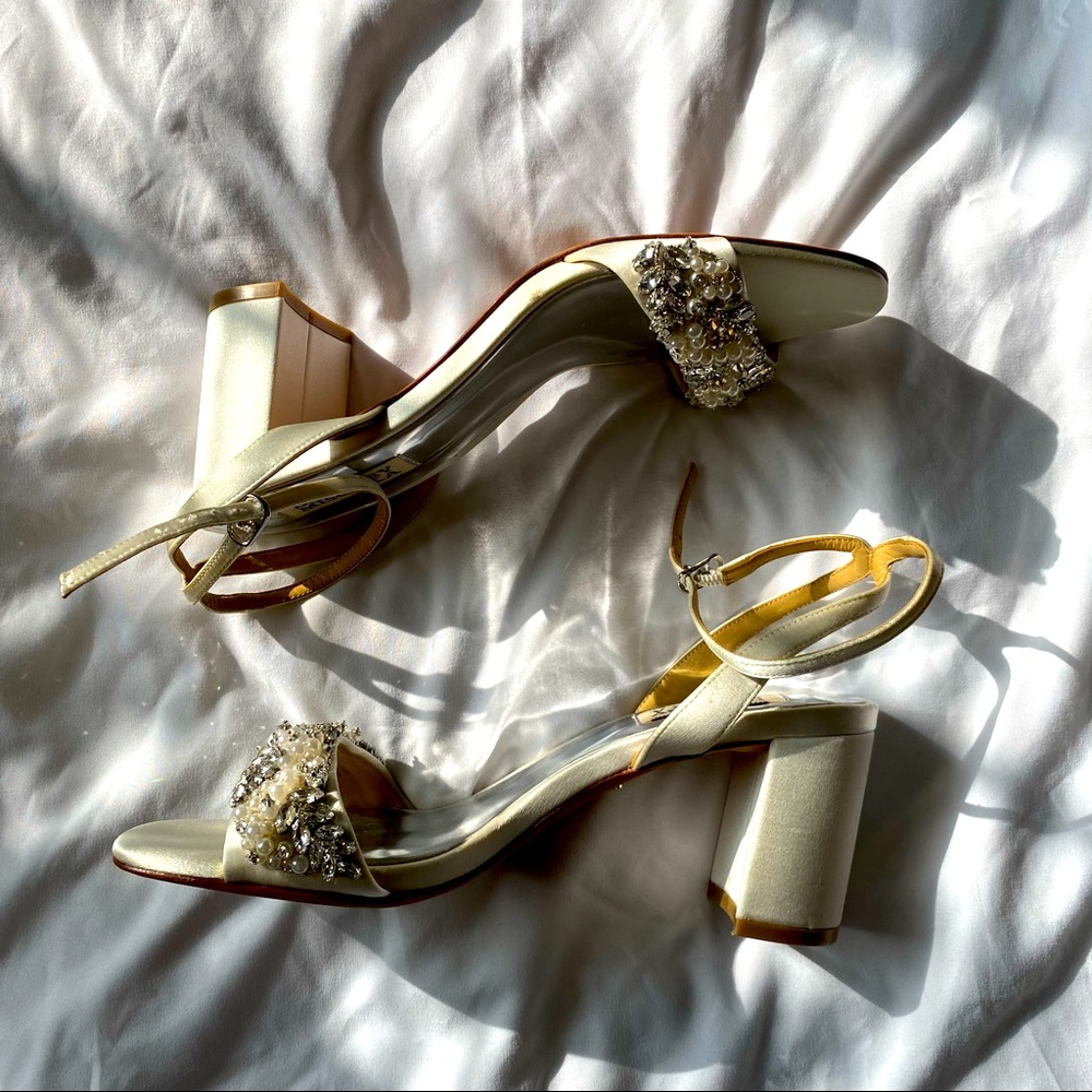 Badgley Mischka Clara Embellished Heel